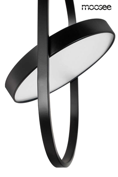 Závesná lampa Spinner 19 čierna