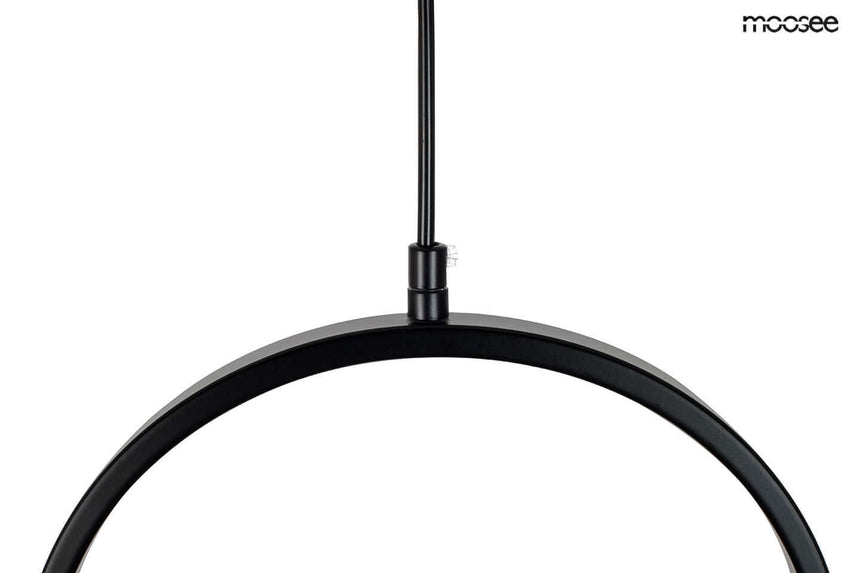 Závesná lampa Spinner 19 čierna