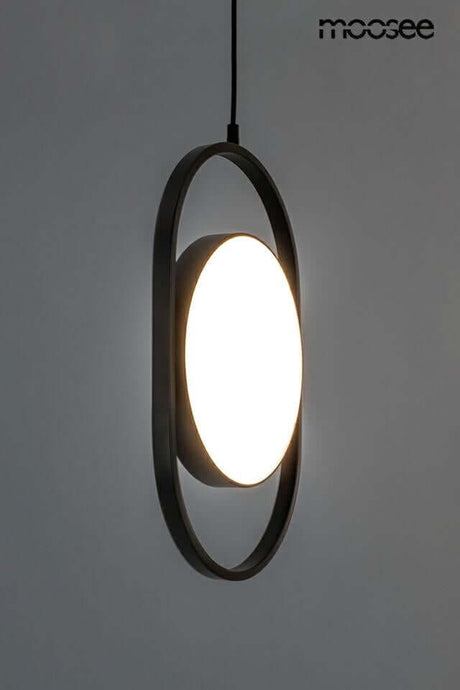 Závesná lampa Spinner 26 čierna