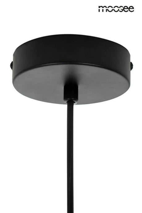 Závesná lampa Spinner 26 čierna