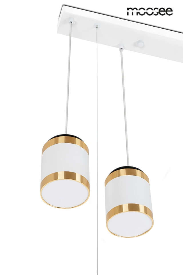 Závesná lampa s hviezdičkami biela