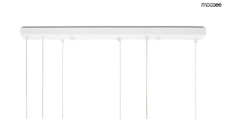Závesná lampa s hviezdičkami biela
