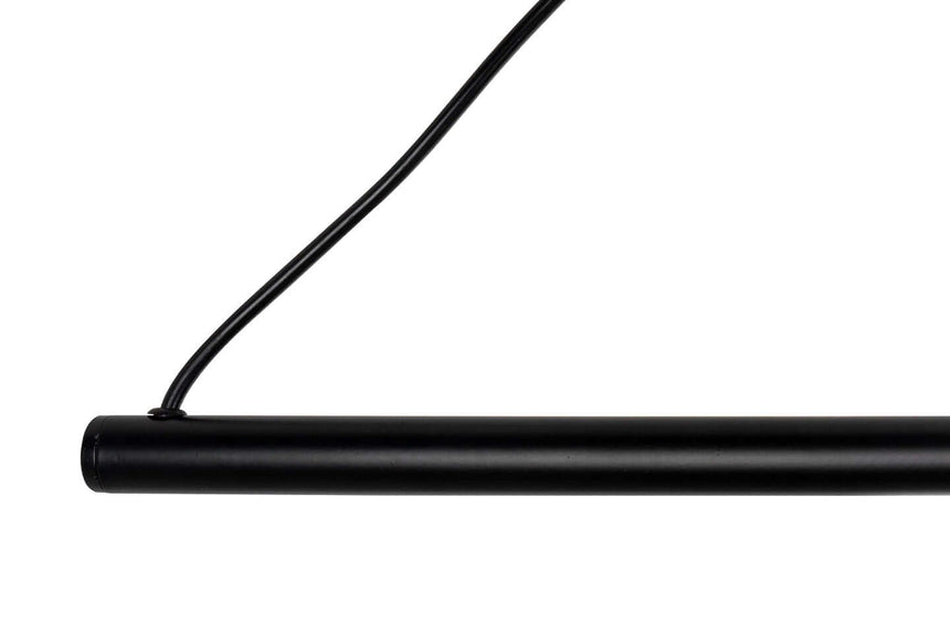 Závesná lampa čierna