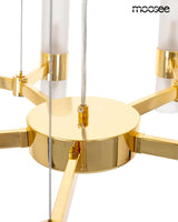 Závesná lampa Tubs 10 zlatá