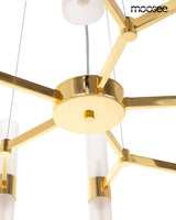 Závesná lampa Tubs 10 zlatá