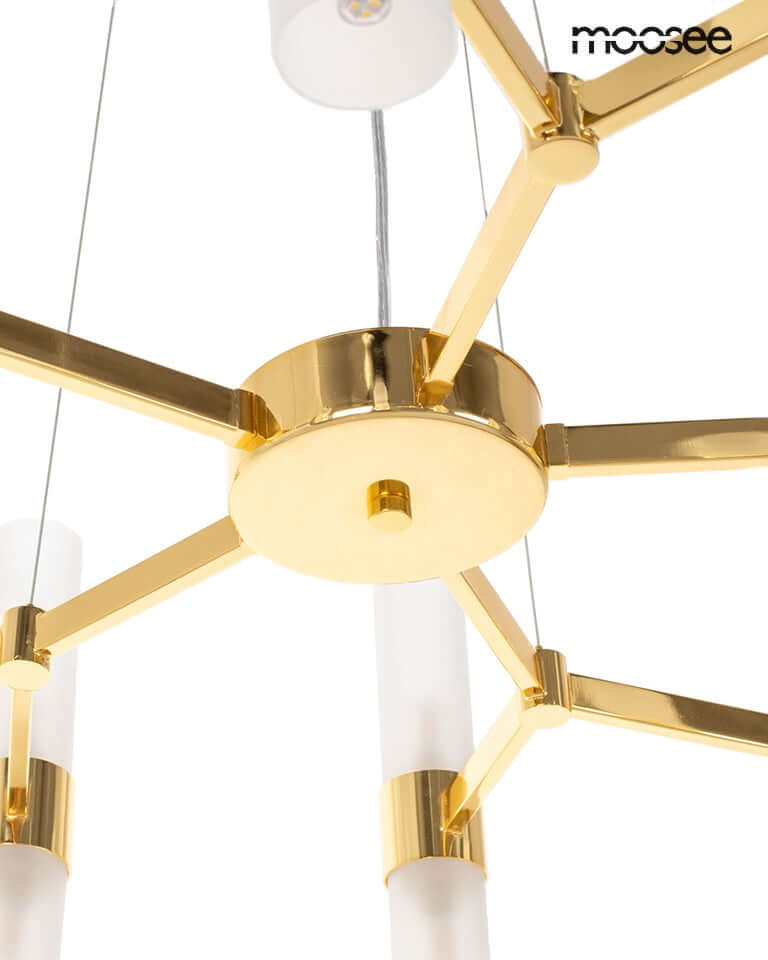 Závesná lampa Tubs 10 zlatá