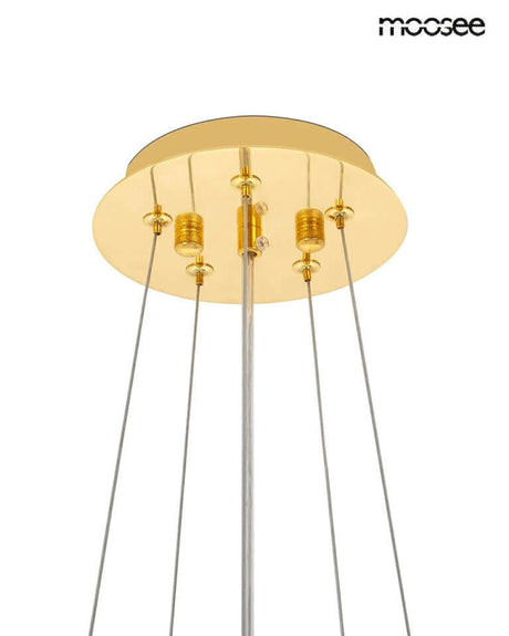 Závesná lampa Tubs 10 zlatá
