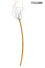 Závesná lampa Tulippe 14 Disc zlatá