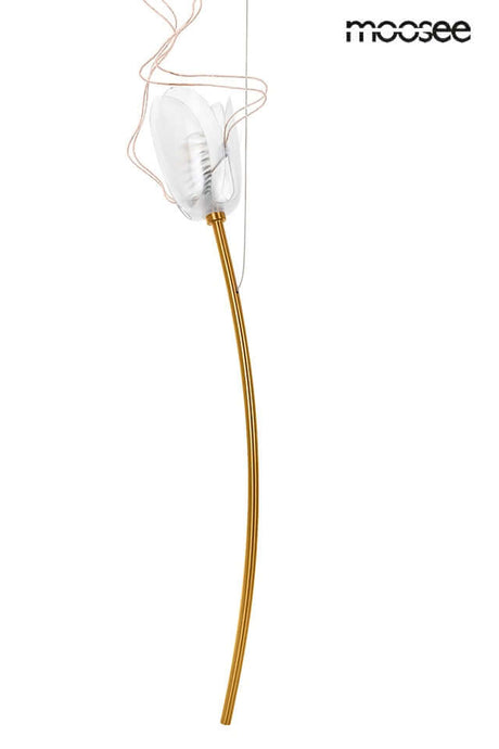 Závesná lampa Tulippe 14 Disc zlatá