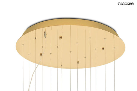 Závesná lampa Tulippe 14 Disc zlatá