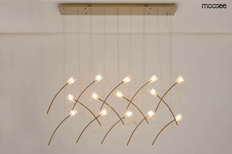 Závesná lampa Tulippe 14 Line zlatá