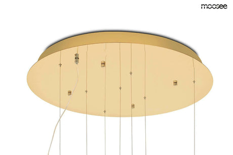 Závesná lampa Tulippe 7 Disc zlatá