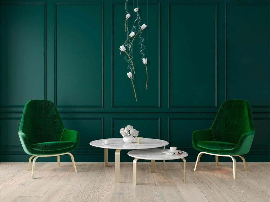 Závesná lampa Tulippe 7 Disc zlatá