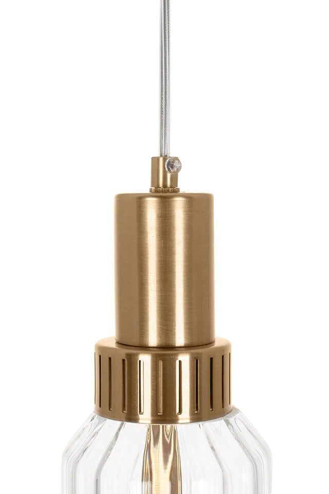 Závesná lampa Vaso zlatá