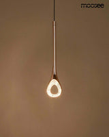 Závesná lampa Vuelo medená