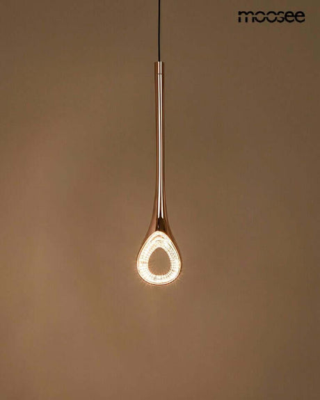 Závesná lampa Vuelo medená