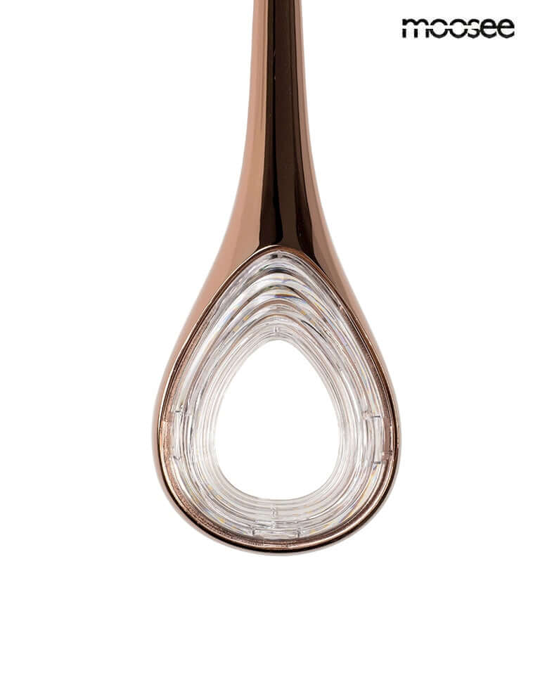 Závesná lampa Vuelo medená