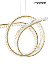 Závesná lampa Wave 120 zlatá