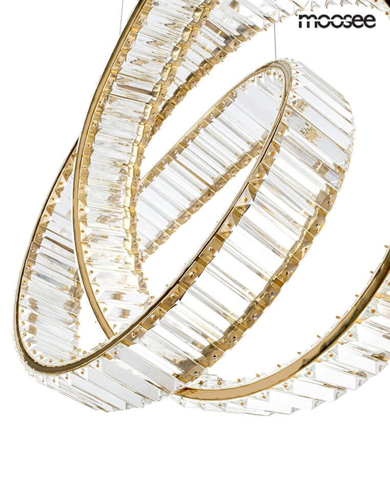 Závesná lampa Wave 120 zlatá