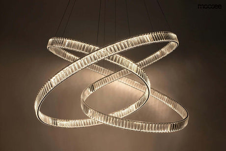 Závesná lampa Wave 130 chróm