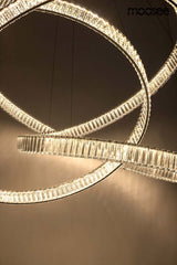 Závesná lampa Wave 130 chróm