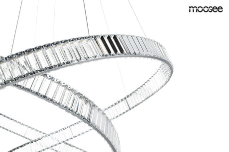Závesná lampa Wave 130 chróm