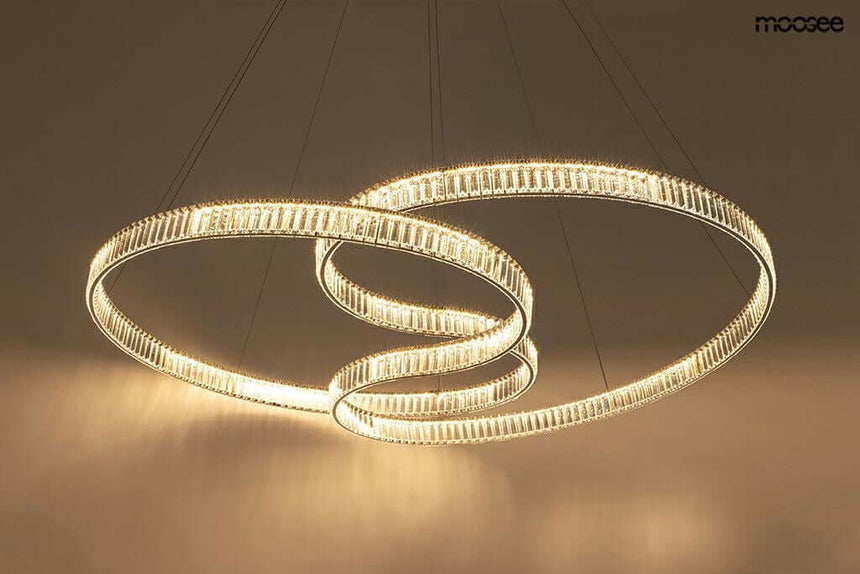 Závesná lampa Wave 160A chróm