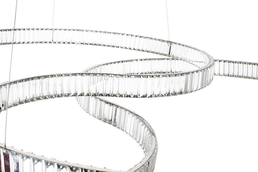 Závesná lampa Wave 160A chróm