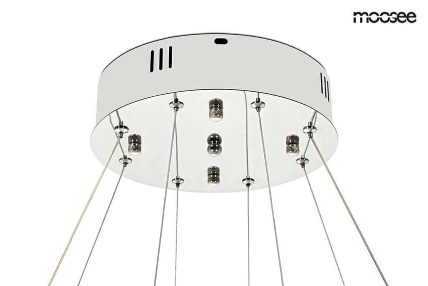 Závesná lampa Wave 160A chróm