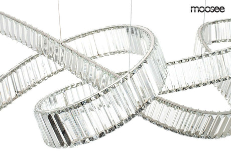 Závesná lampa Wave 160B chróm
