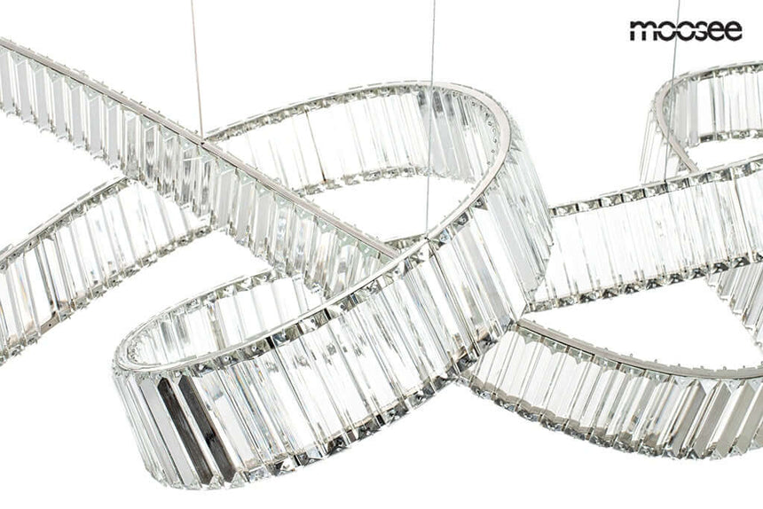 Závesná lampa Wave 160B chróm