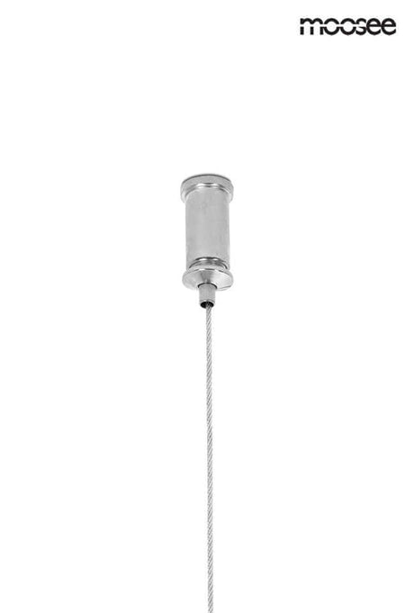 Závesná lampa Wave 380 chróm