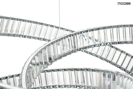 Závesná lampa Wave 80 chróm