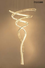 Závesná lampa Wave Cordon 2B chróm