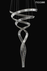 Závesná lampa Wave Cordon 2B chróm