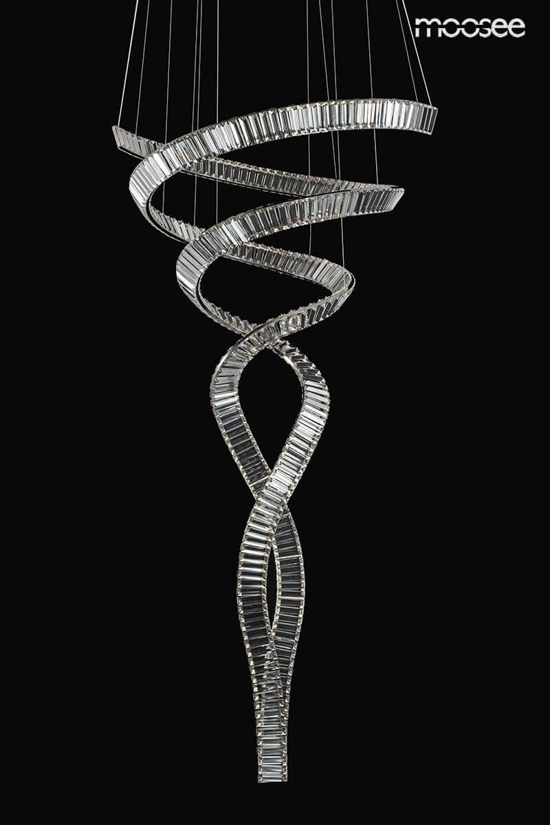 Závesná lampa Wave Cordon 2B chróm