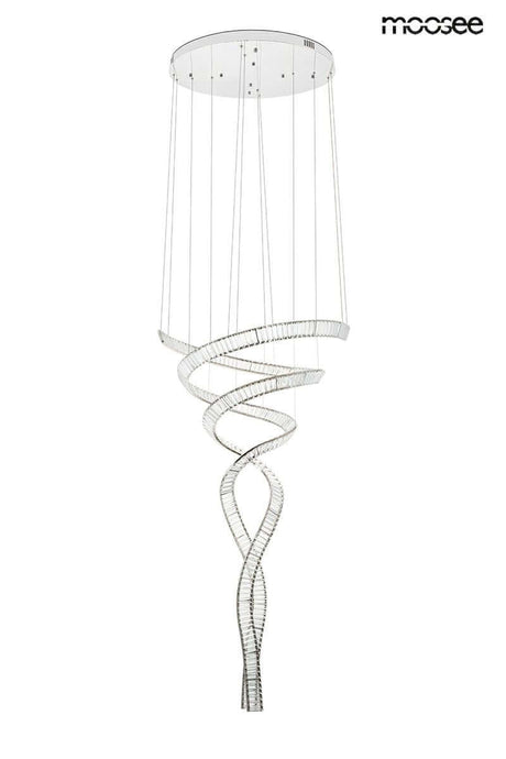 Závesná lampa Wave Cordon 2B chróm