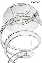 Závesná lampa Wave Cordon 2B chróm