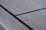 Linea Gray modern szőnyeg nappaliban