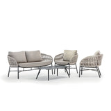 Záhradná súprava Grattoni Tahiti pre 4 osoby v béžovej farbe