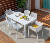 Jedálenský set Nardi Rio-Net I. pre 6-8 osôb s rozkladacím stolom vo výbere farieb