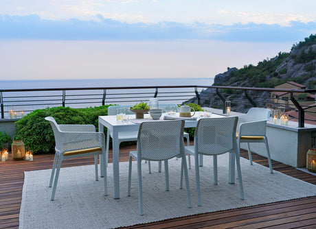 Jedálenský set Nardi Rio-Net I. pre 6-8 osôb s rozkladacím stolom vo výbere farieb