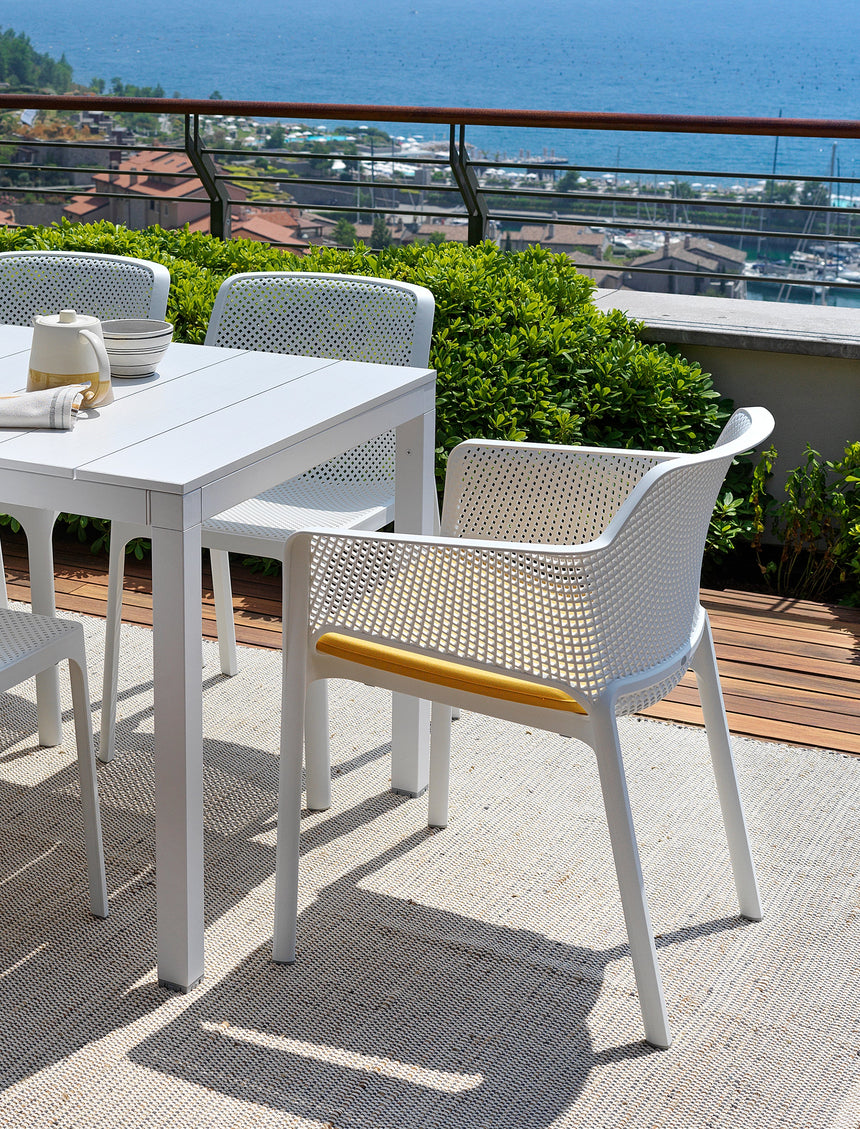 Jedálenský set Nardi Rio-Net I. pre 6-8 osôb s rozkladacím stolom vo výbere farieb