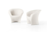 Ohla kültéri fotel White Light kivitelben – Plust Collection
