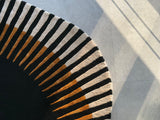 Opal Brown gyapjú szőnyeg lakberendezési enteriőrben