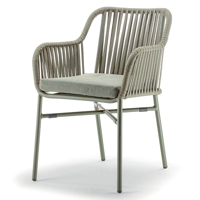 Záhradná stolička Grattoni Beverly zelená