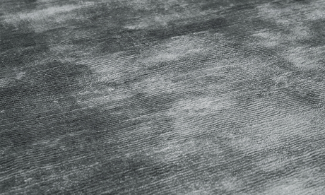 Plain Steel Gray viszkóz szőnyeg szálszerkezete közelről