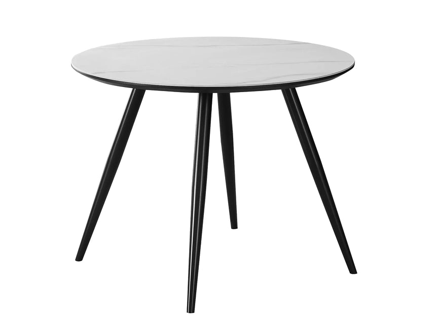 Ideálny keramický biely jedálenský stôl