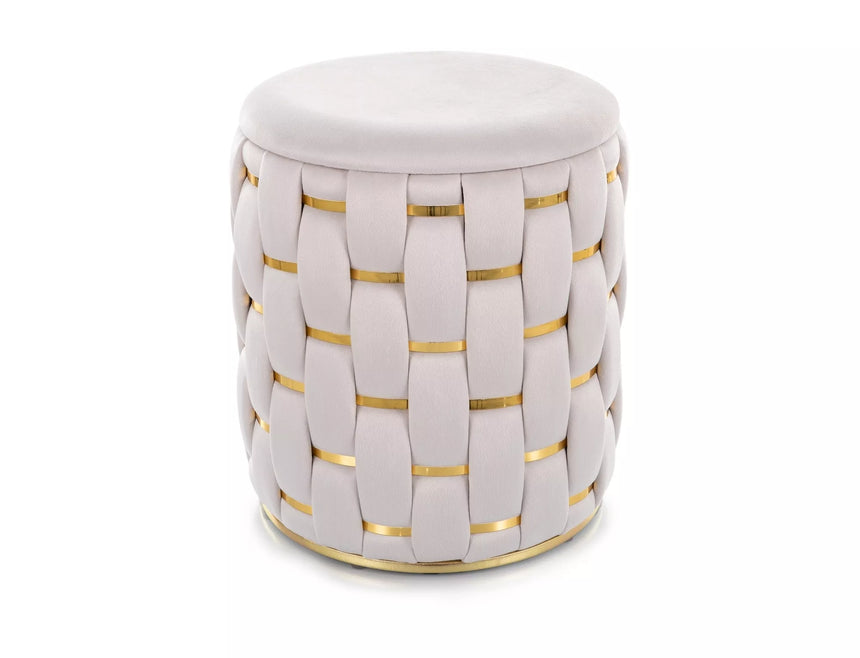 Zamatový puf Tiara I