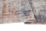 Rustic Beige modern szőnyeg felhajtott sarokkal, hátoldalával
